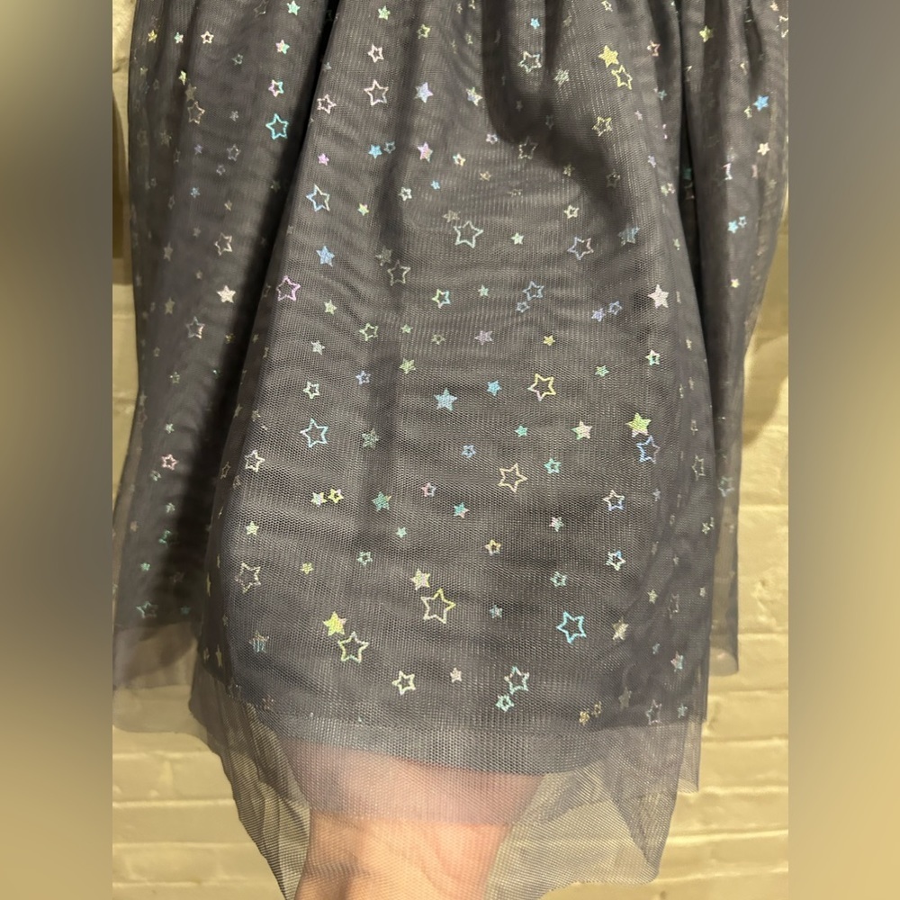 Cat & Jack Grey Dress with Sparkle Tool - Picture 2 of 6